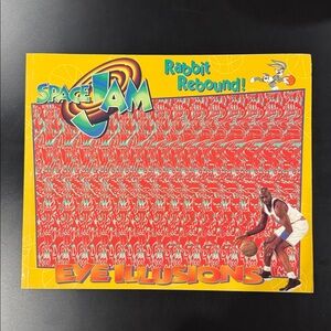 Space Jam: Rabbit Rebound! (Eye Illusions) - Vintage Softcover Children’s Book